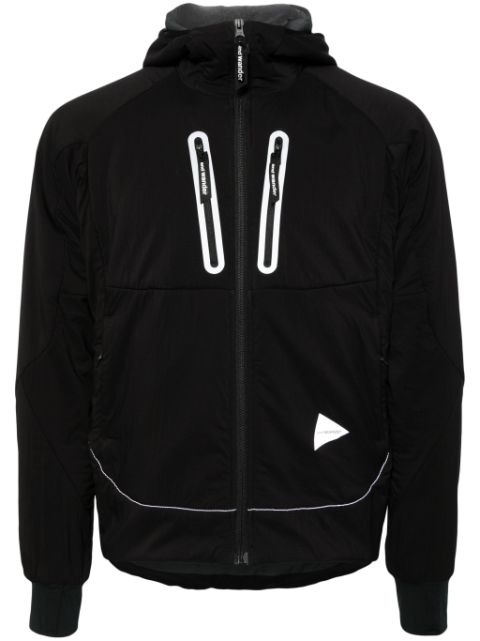 and Wander logo-print hooded jacket