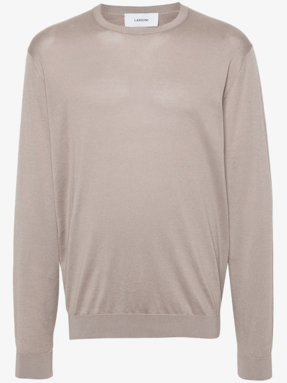 Lardini cotton knitted jumper | Grey | Image 1