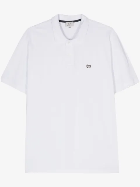 Woolrich appliqué-logo polo shirt