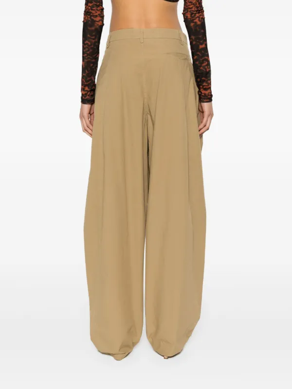 DARKPARK Phebe mid-waist wide-leg Trousers | Neutrals | FARFETCH