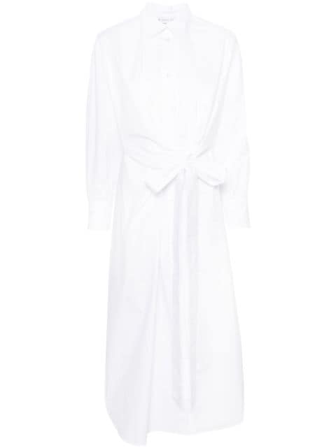 Manuel Ritz classic-collar maxi shirt dress