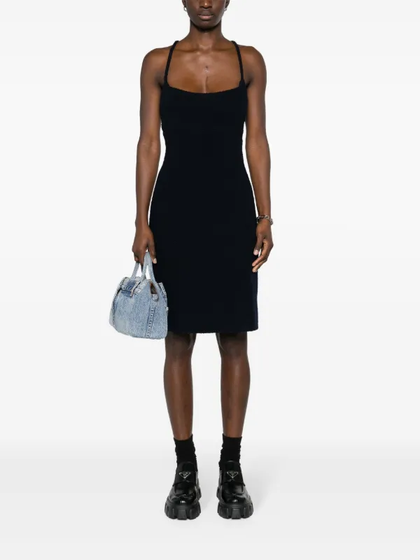 CHANEL Pre-Owned 1994 Tweed Minidress | Blue | FARFETCH CHANEL Pre-Owned 1994 Tweed Minidress | Blue | FARFETCH