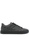 Hide&Jack Essence Croco textured sneakers - Black