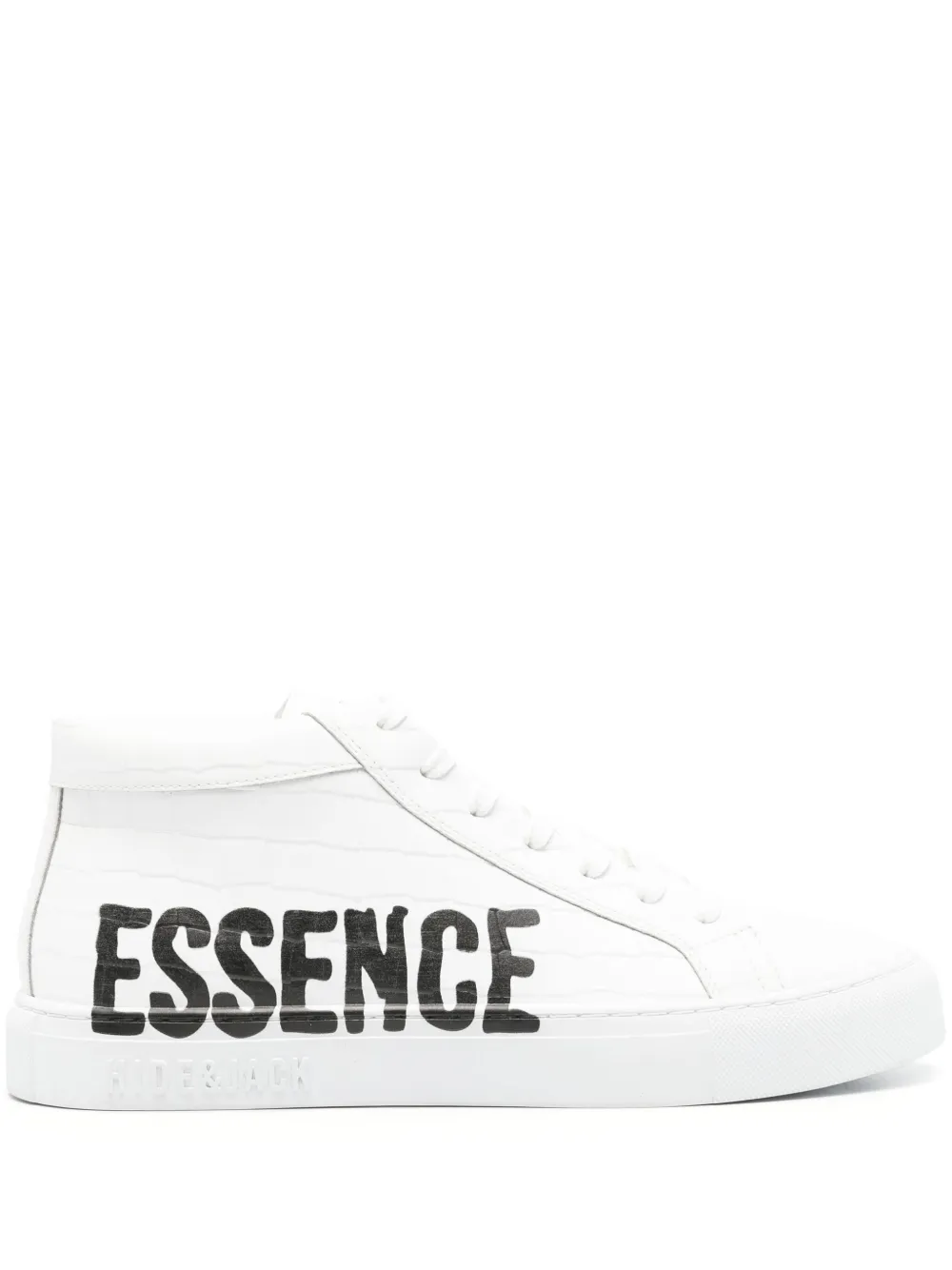 Hide & Jack Essence Leather Sneakers In White