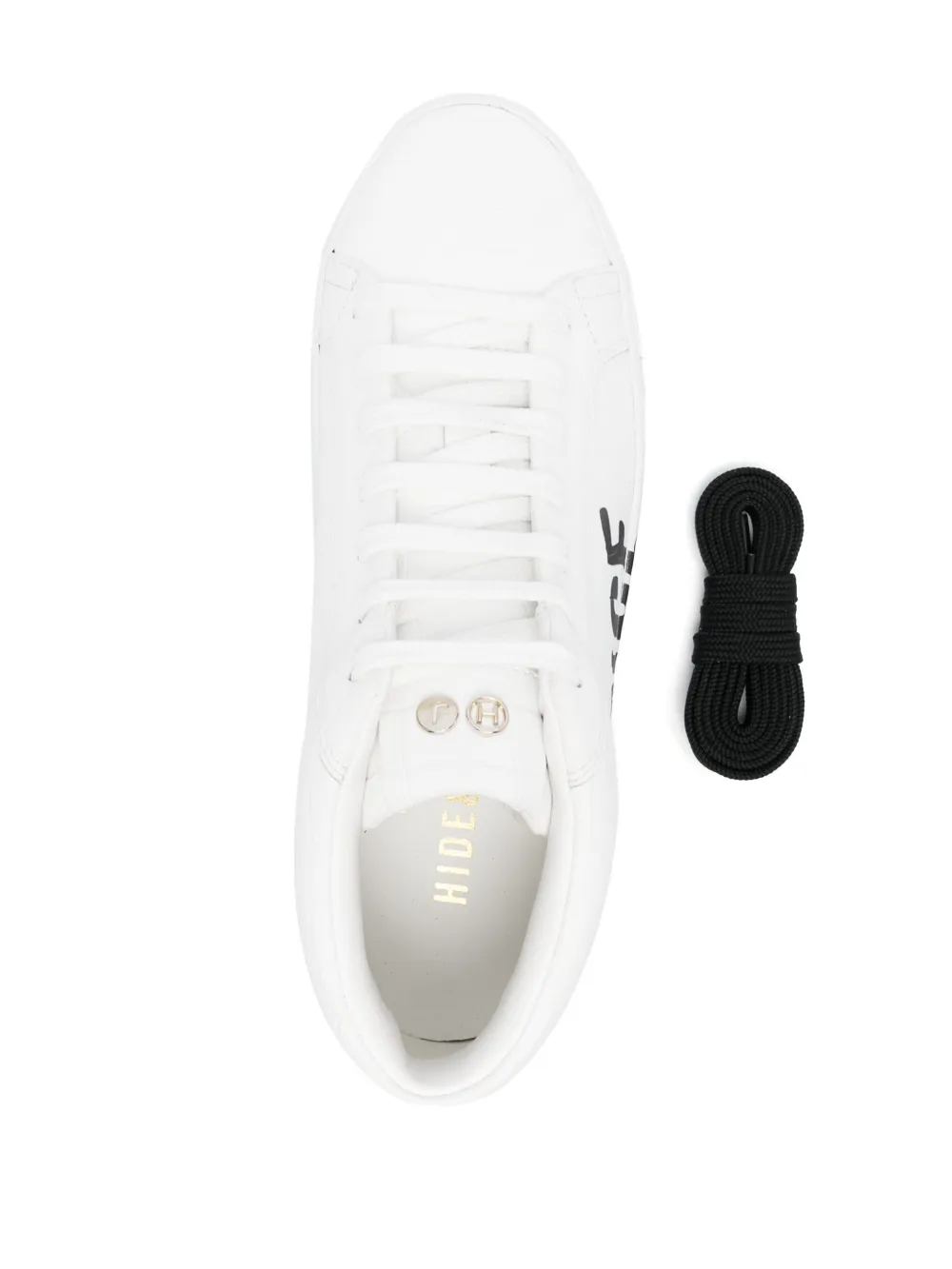 Hide & Jack Essence Leather Sneakers In White
