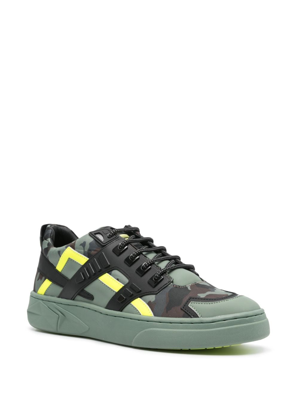 Hide&Jack Mini Silverstone sneakers Groen