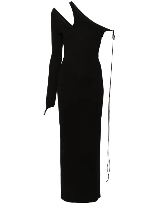 Robe longue en jersey à une épaule - MANURI - Modalova