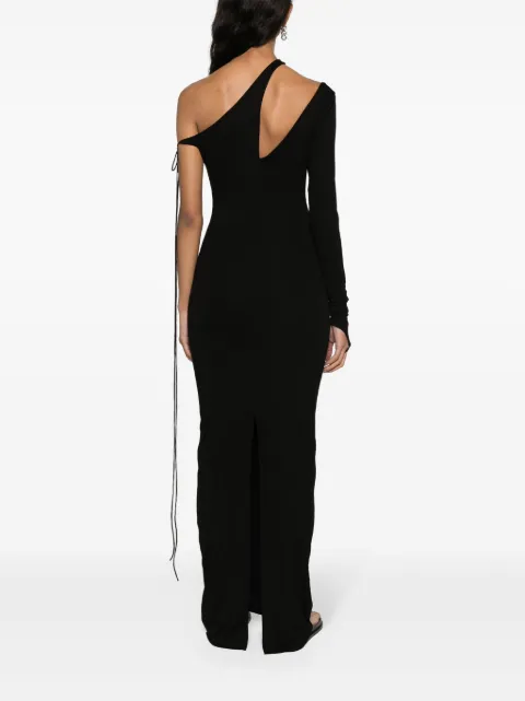 MANURI one-sleeve jersey maxi dress MRSS24DR9VI028 - 3