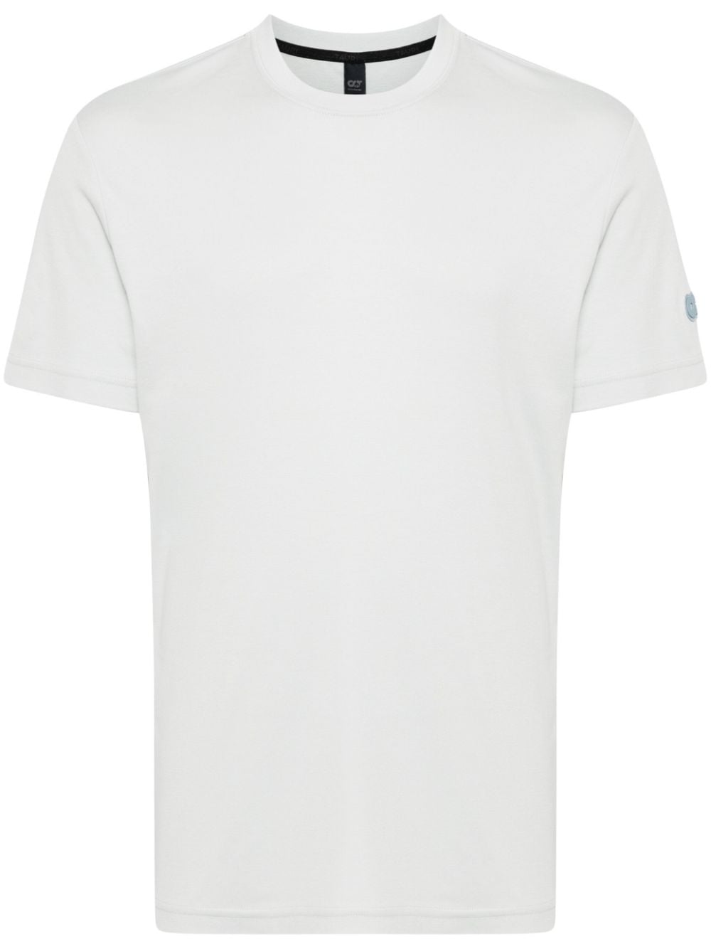 Alpha Tauri Logo-patch Cotton-blend T-shirt In Blue
