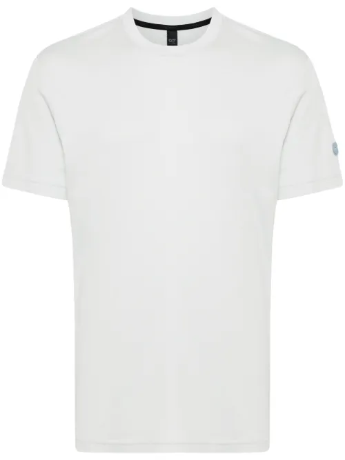T-shirt en coton mélangé à patch logo - Alpha Tauri - Modalova