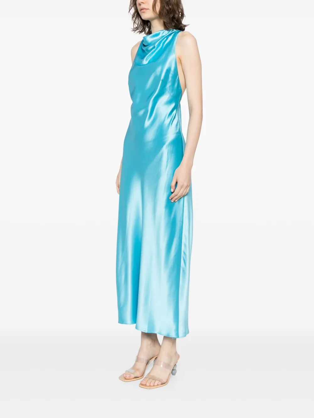 Acler Cadell jurk Blauw