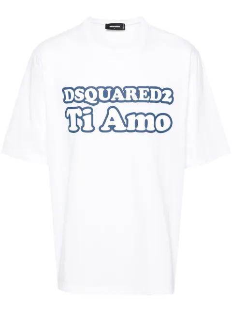 DSQUARED2 logo-print cotton T-shirt
