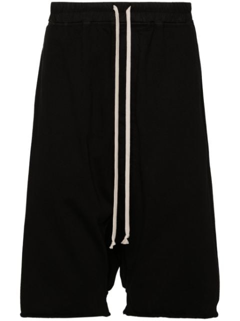 Rick Owens DRKSHDW drop-crotch cotton shorts