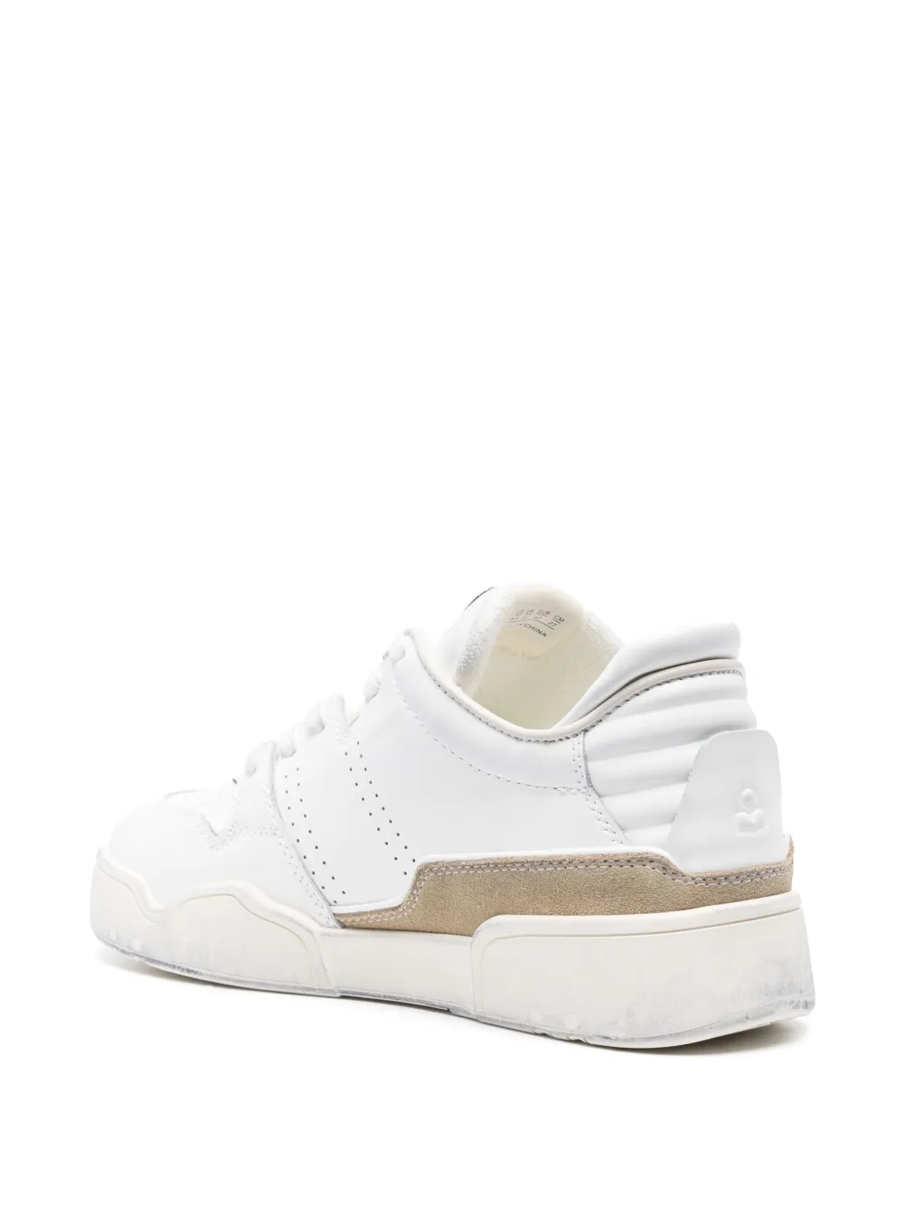 MARANT Emreeh panelled leather sneakers White