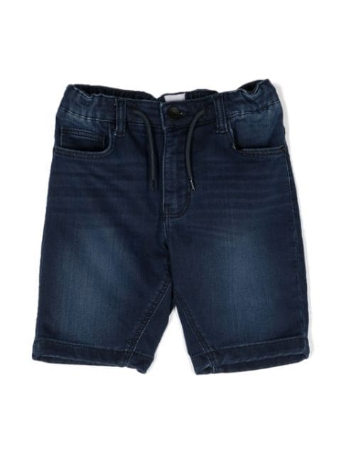 BOSS Kidswear short droit à taille à lien de resserrage