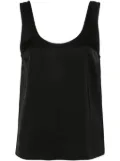 TWINSET sleeveless satin top - Black