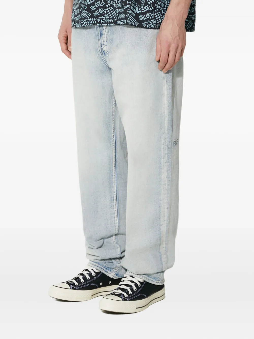 Ksubi Jeans met grafische print Blauw