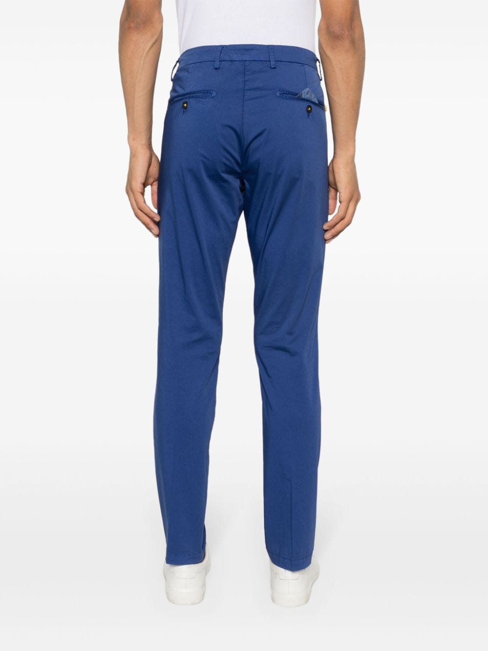 Manuel Ritz Straight broek met geverfd effect Blauw