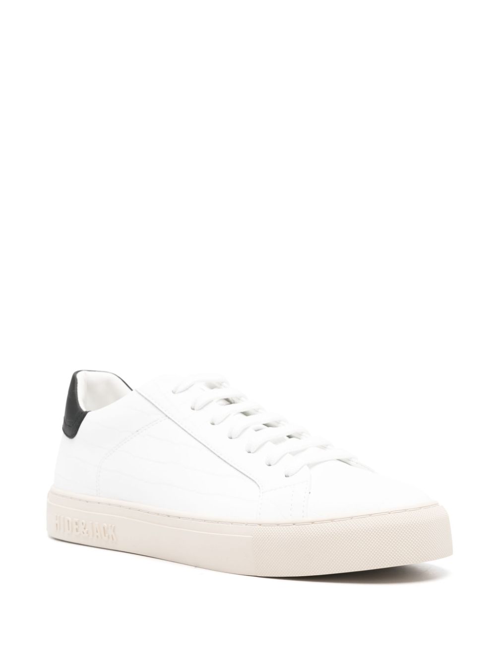 Hide&Jack Essence leren sneakers - Wit