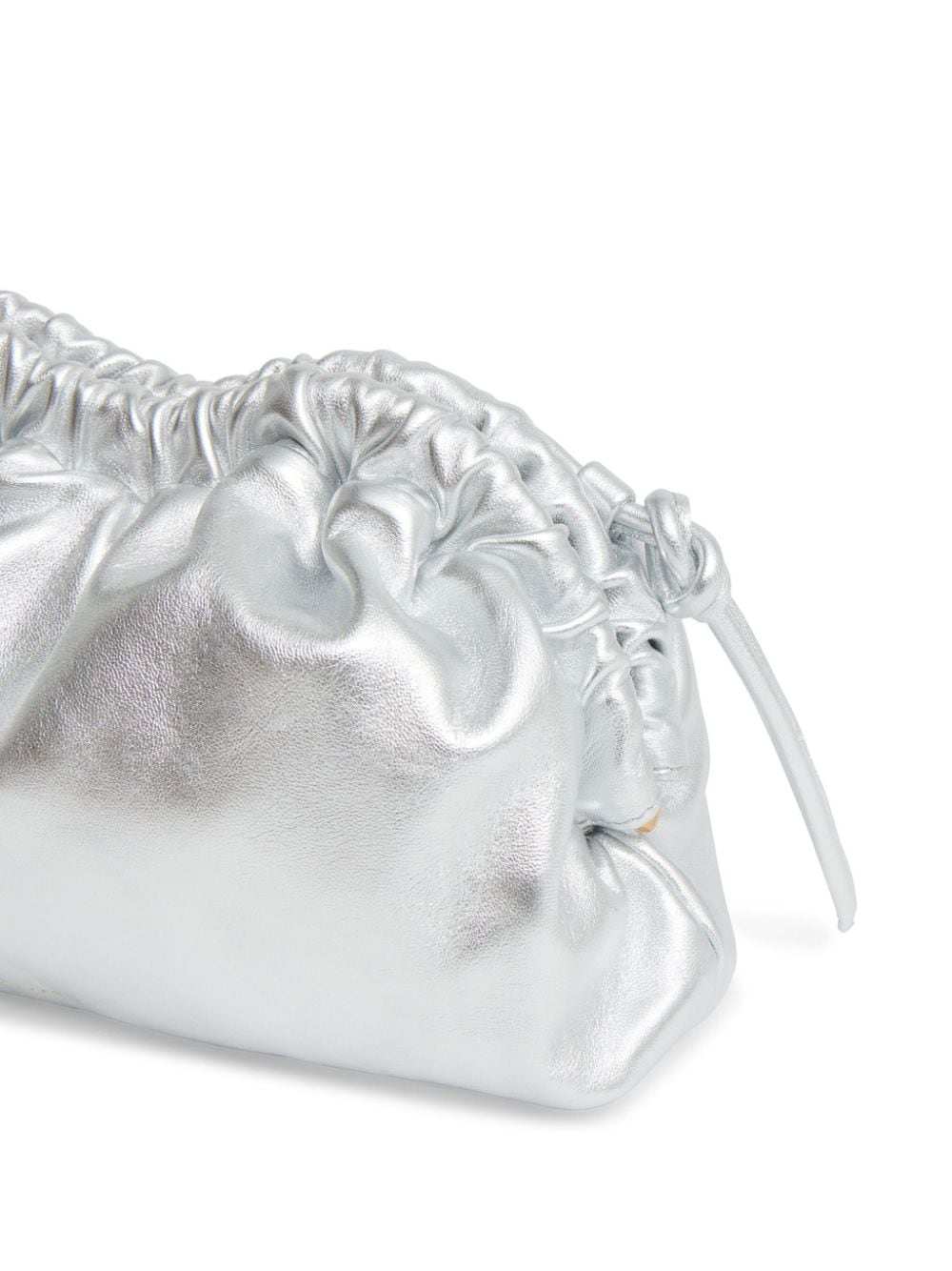 Shop Mansur Gavriel Mini Cloud Clutch Bag In Silber