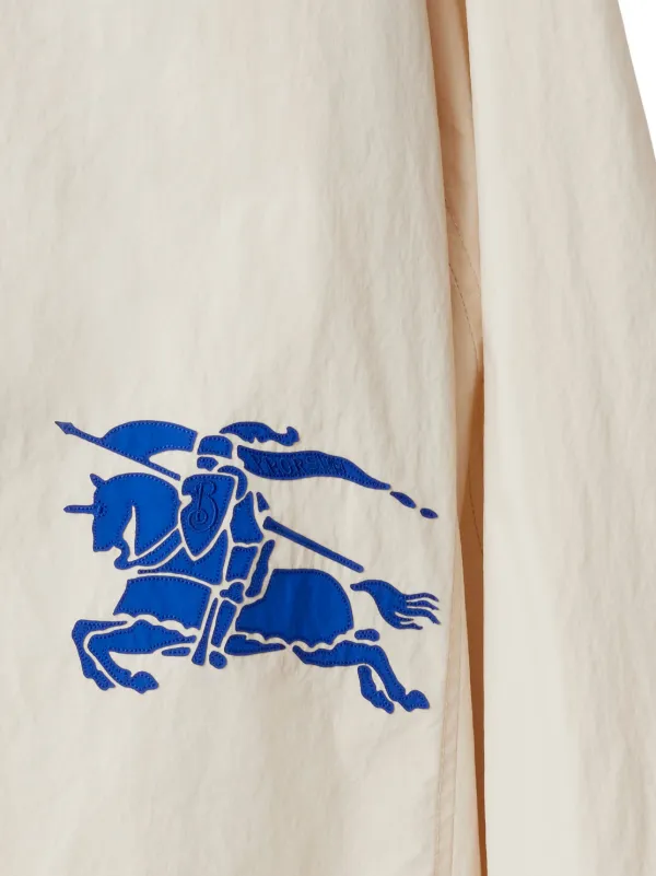 Burberry Equestrian Knight-motif Hooded Jacket | Neutrals | FARFETCH