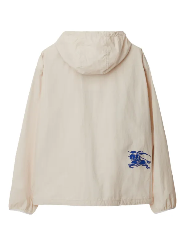 Burberry Equestrian Knight-motif Hooded Jacket | Neutrals | FARFETCH