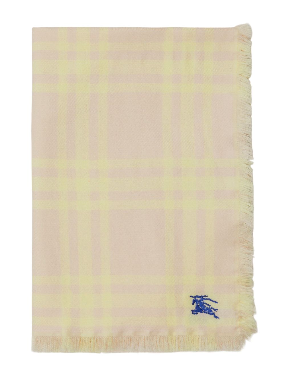 Shop Burberry Checked Wool-silk Reversible Scarf In Pink