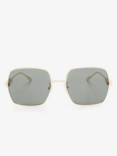 Gucci Eyewear logo-lettering square-frame sunglasses