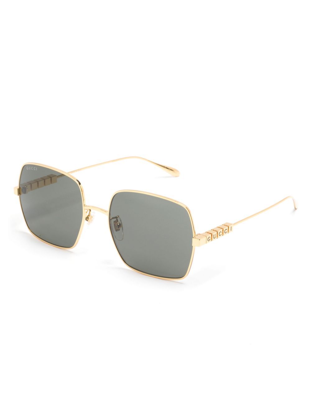 guccieyewear Gucci Eyewear Zonnebril met vierkant montuur - Goud