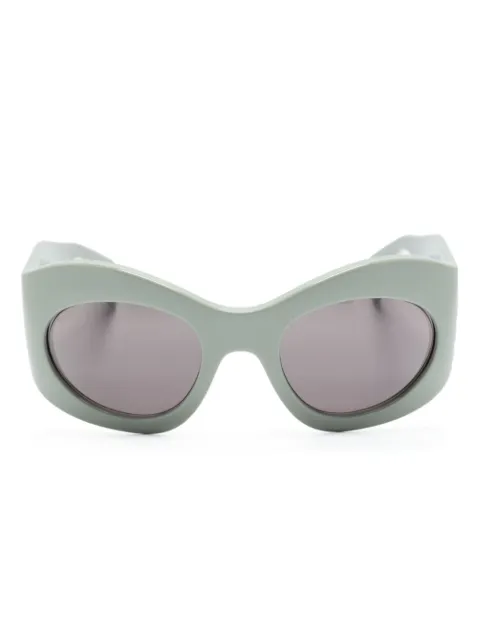 Gucci Eyewear lentes de sol con armazón ovalada
