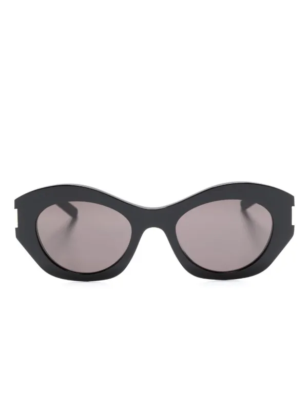 Saint Laurent SL215 GRACE 001 Sunglasses Black Cat Eye Frame, Grey Lenses Buy Saint Laurent Cat Eye Sunglasses  main image 2