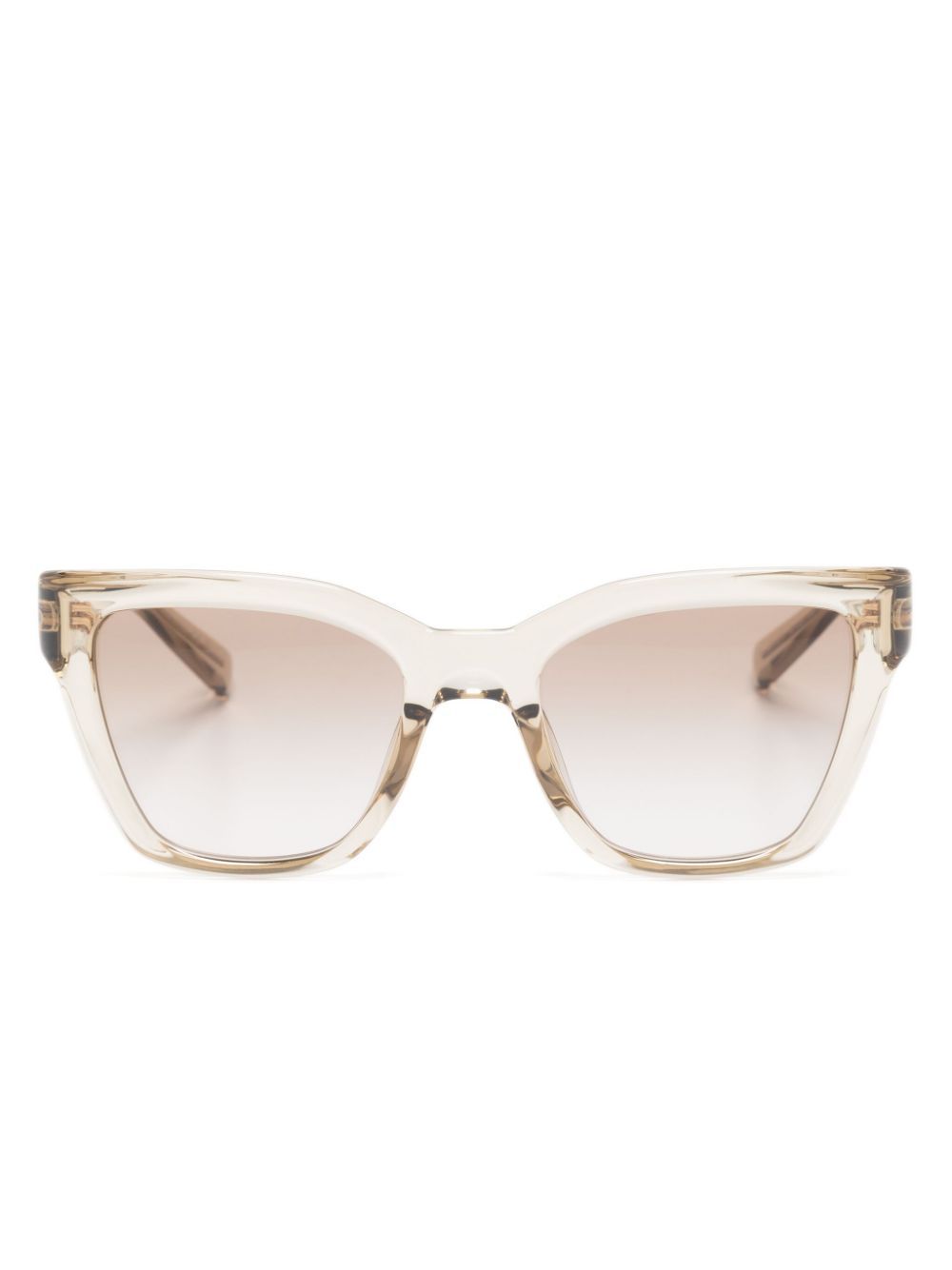 Saint Laurent Eyewear Bril met vierkant montuur Geel