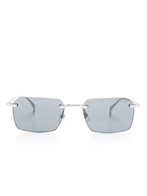 Dunhill rimless rectangle-frame sunglasses