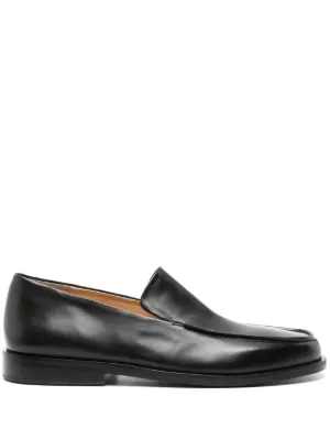 Mens designer best sale black loafers