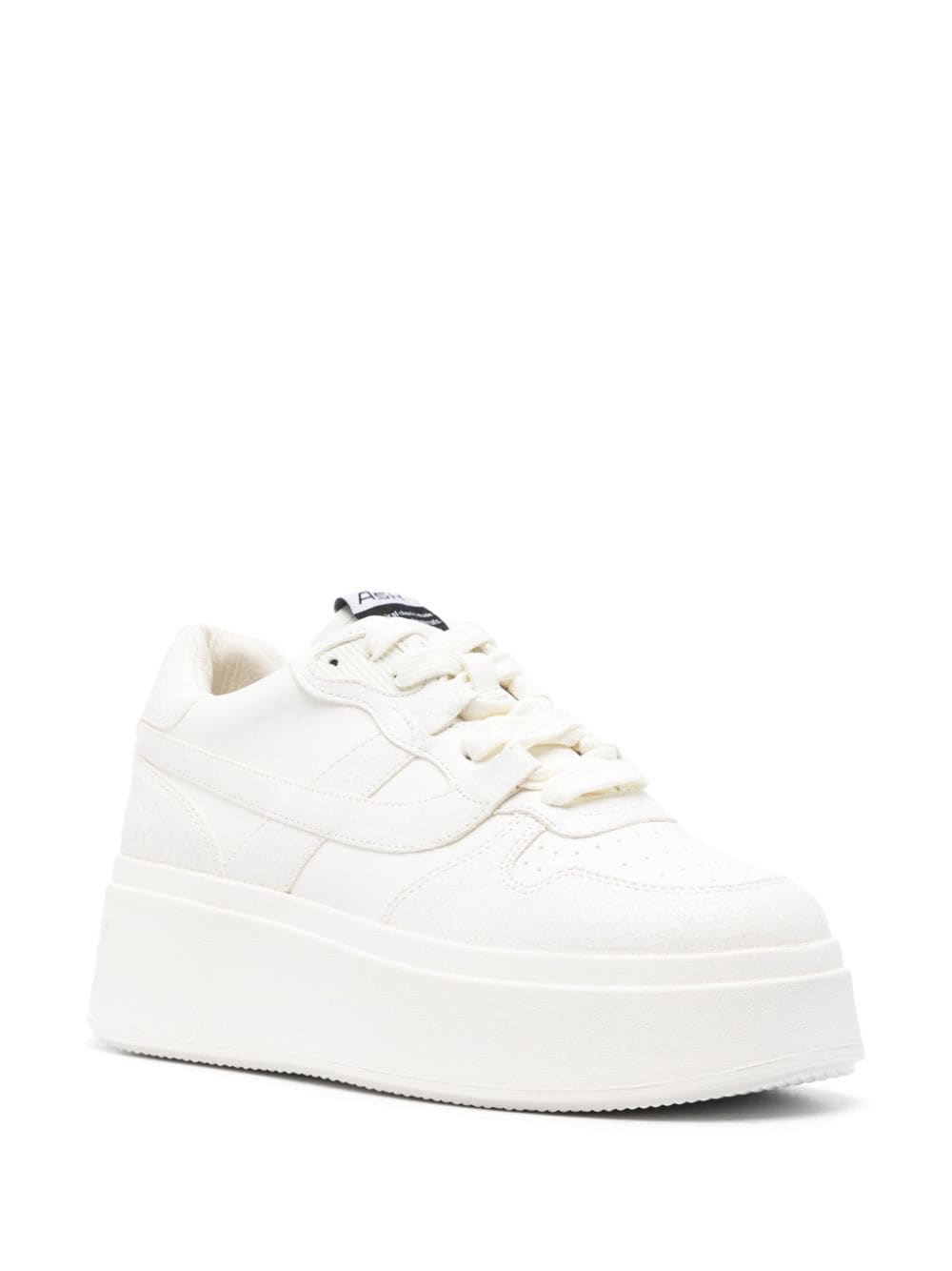 Shop Ash Match Platform Sneakers In White