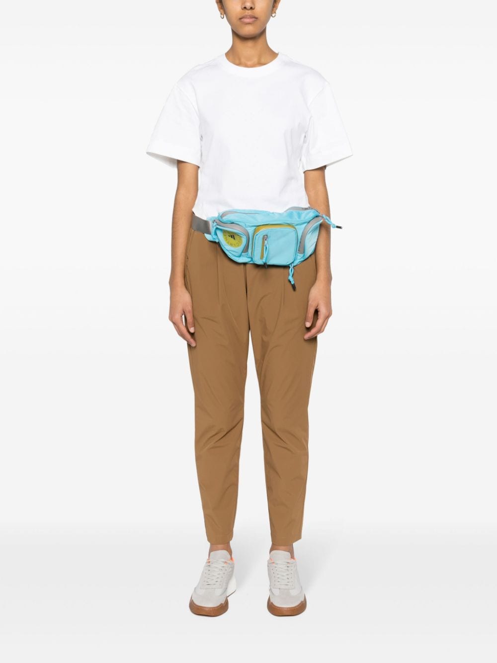 adidas by Stella McCartney multi-pockets belt bag - Blauw