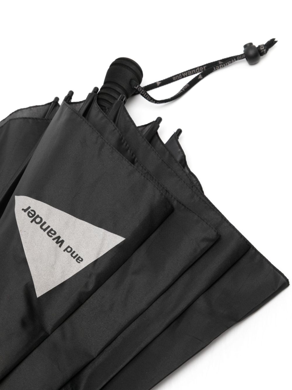Shop And Wander X Euroschirm Logo-print Umbrella In Schwarz
