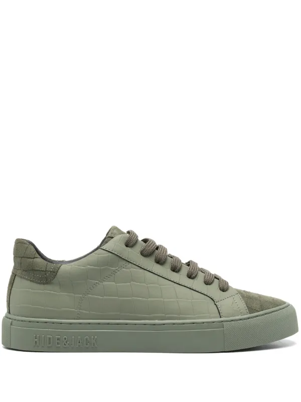 Hide&Jack Essence Double Sneakers Green FARFETCH ID