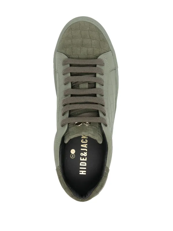 Hide&Jack Essence Double Sneakers Green FARFETCH ZA - Main Image