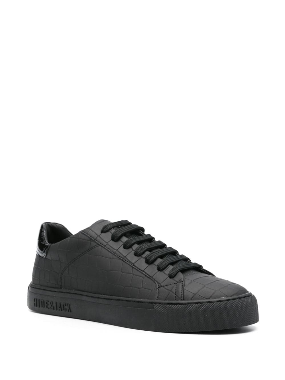 Hide&Jack Essence Croco sneakers Black