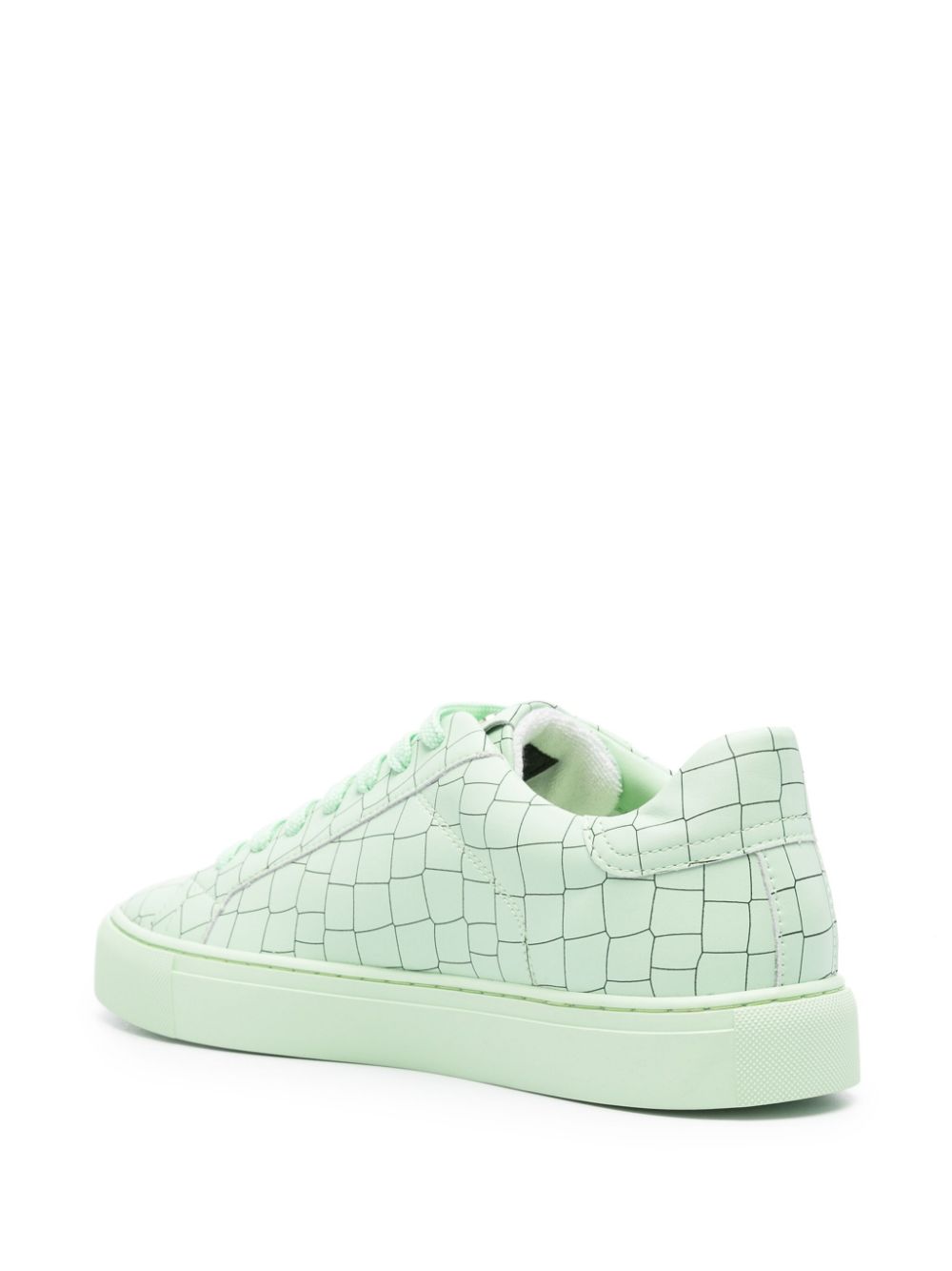 Hide&Jack Essence Croco sneakers met textuur Groen