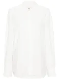 KHAITE pointed-collar cotton shirt - White