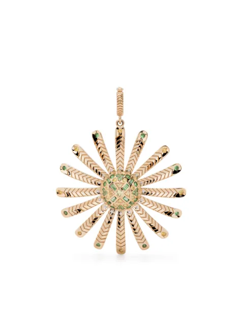 Harwell Godfrey dije Major Sunflower en oro amarillo de 18kt con tsavorita