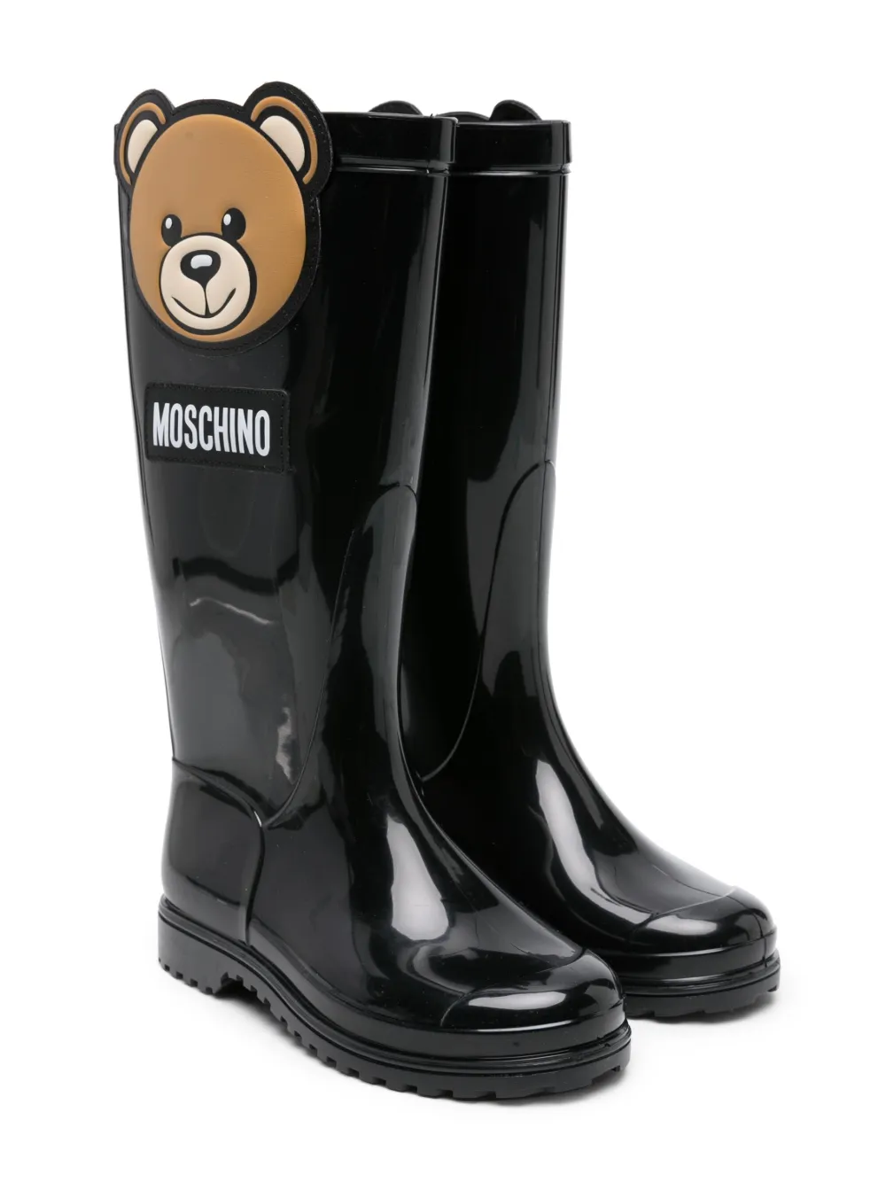 Image 1 of Moschino Kids Galocha com aplicação Teddy Bear