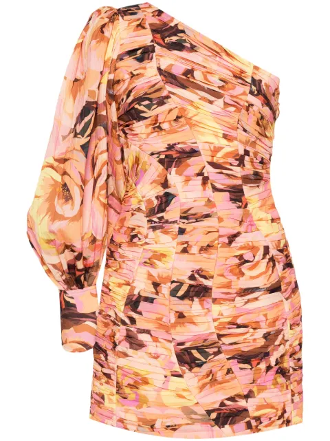 Acler one shoulder mini dress