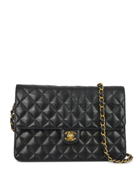 CHANEL 2007 CC turn-lock diamond-quilted shoulder bag Women