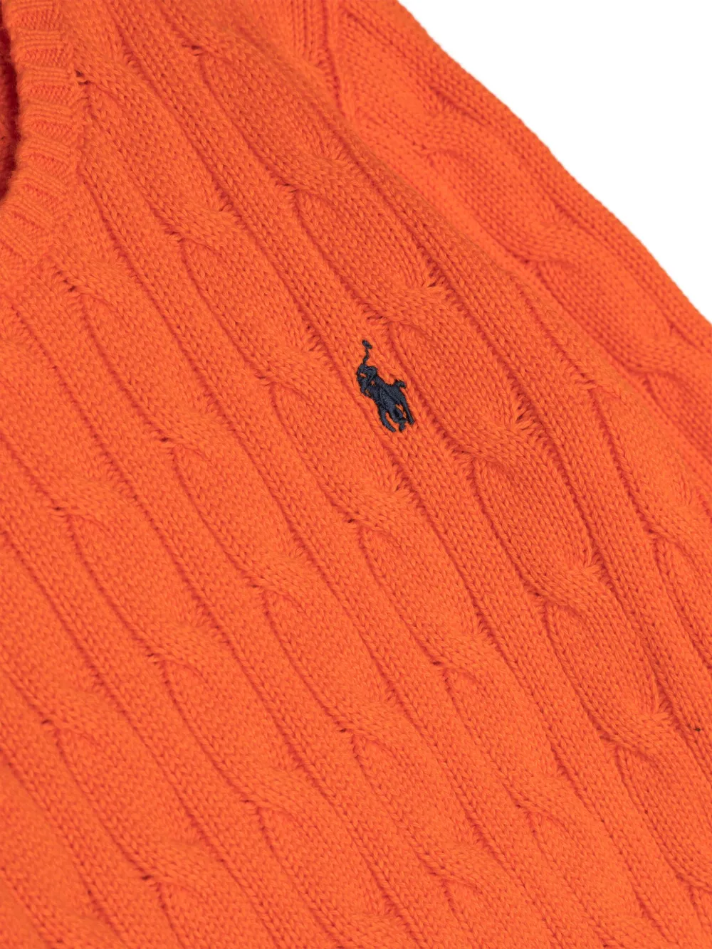 Ralph Lauren Kids Trui met geborduurd logo Oranje