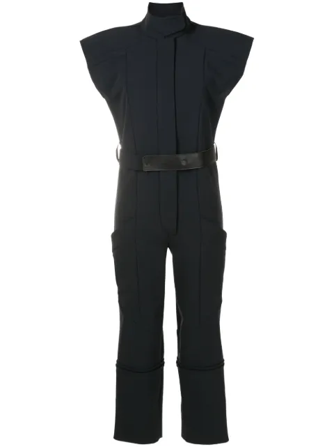 Gloria Coelho jumpsuit sin mangas con cuello de tortuga