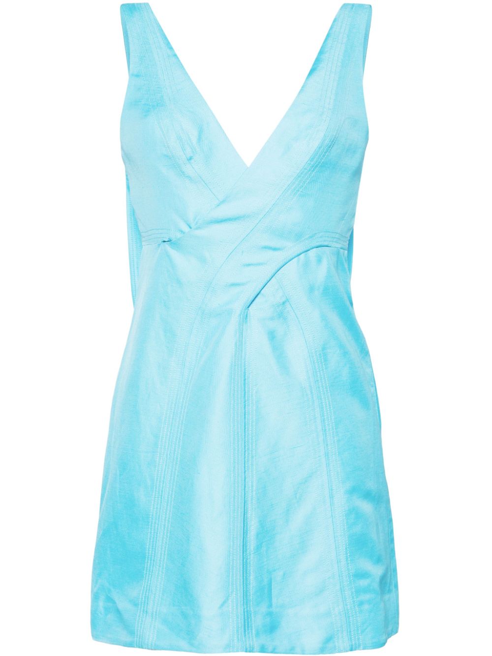 Acler Mardale Mini Dress In Blue