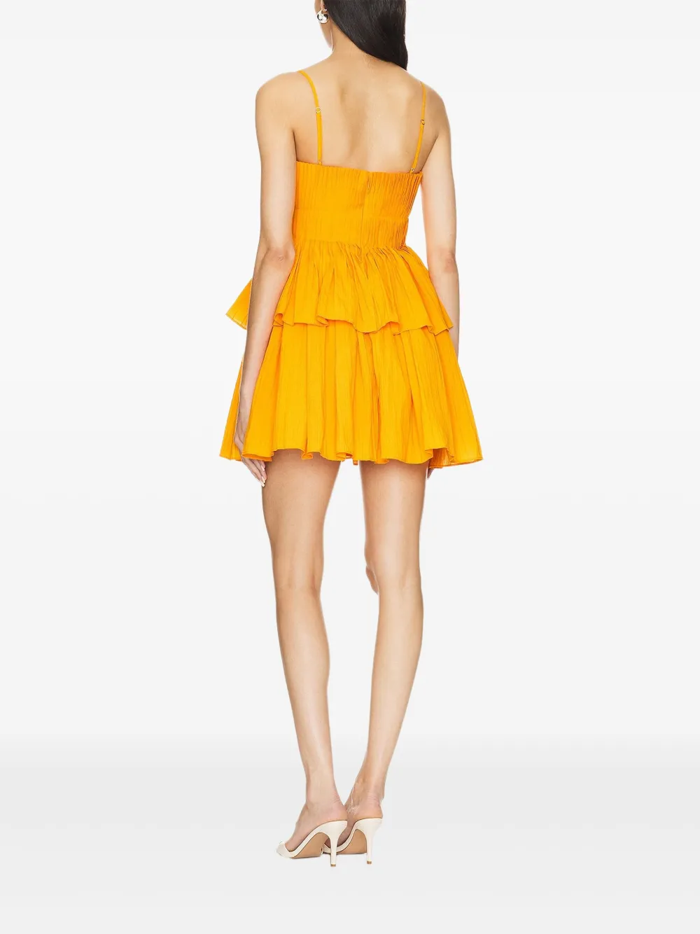 Acler Fairley Dress In Gold